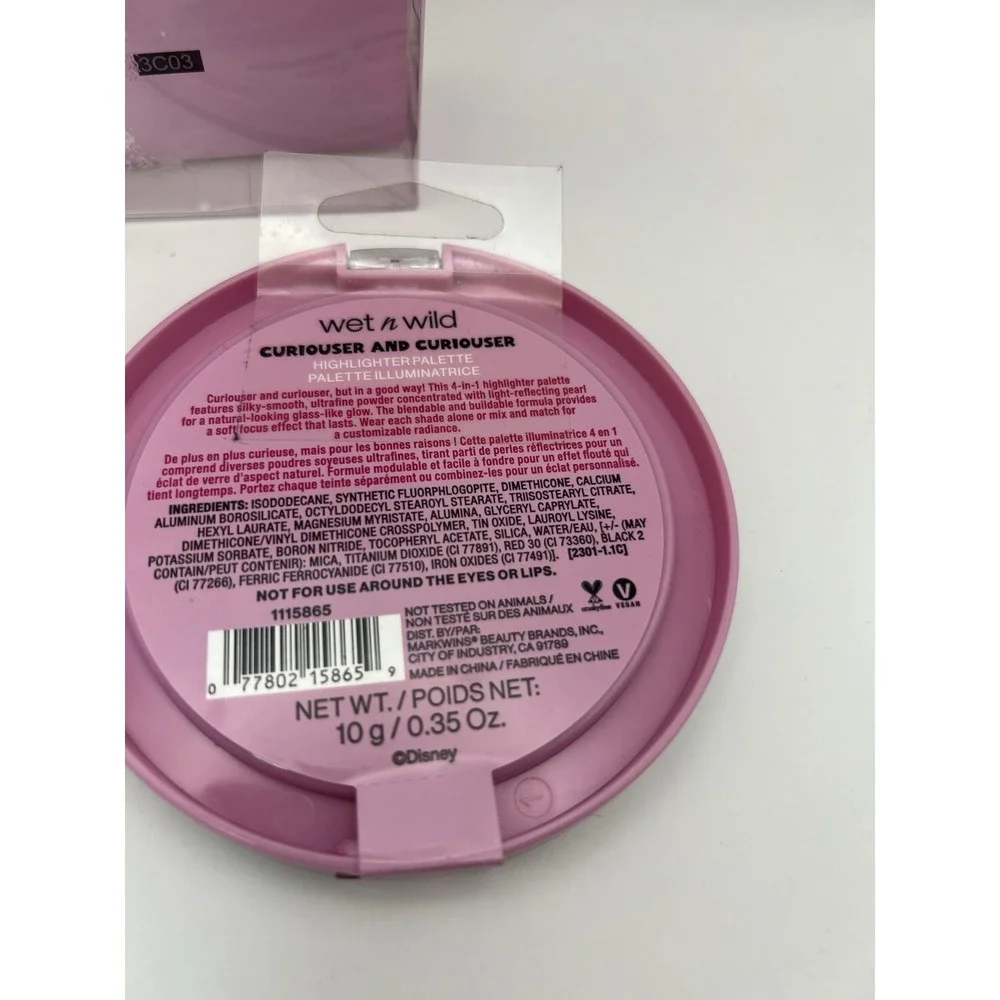 Wet n Wild Alice in Wonderland ~‎ Highlighter Palette & Makeup Brushes Limited!!